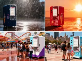 La chiave di redditività dei venditori di gelato all 'aperto